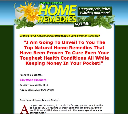Product picture Home Remedies Ebook And PLR